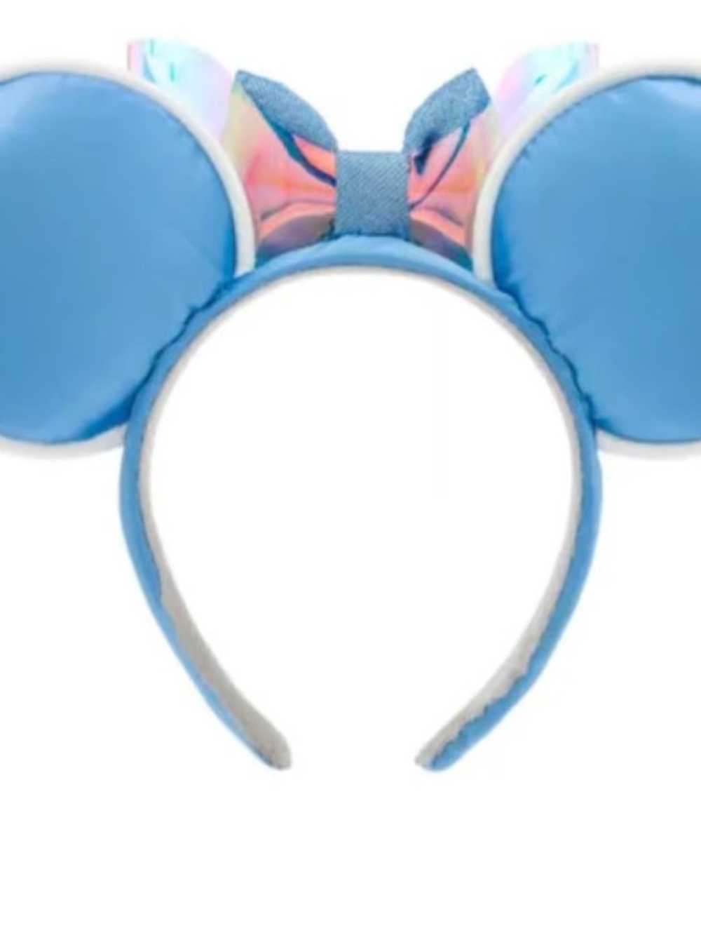 Cinderella mouse ears with Clock and iridescent Bow - Picture 2 of 5